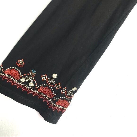 RXB Embroidered Cotton Top Black Size M - Picture 5 of 6